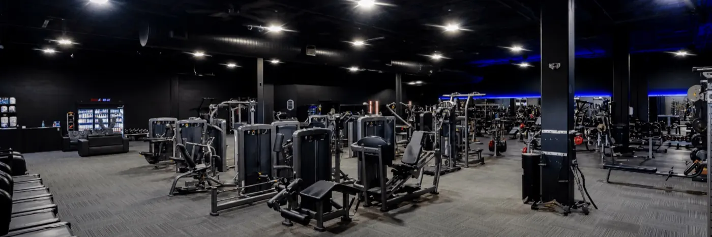 Wide view of the MVMNT gym floor